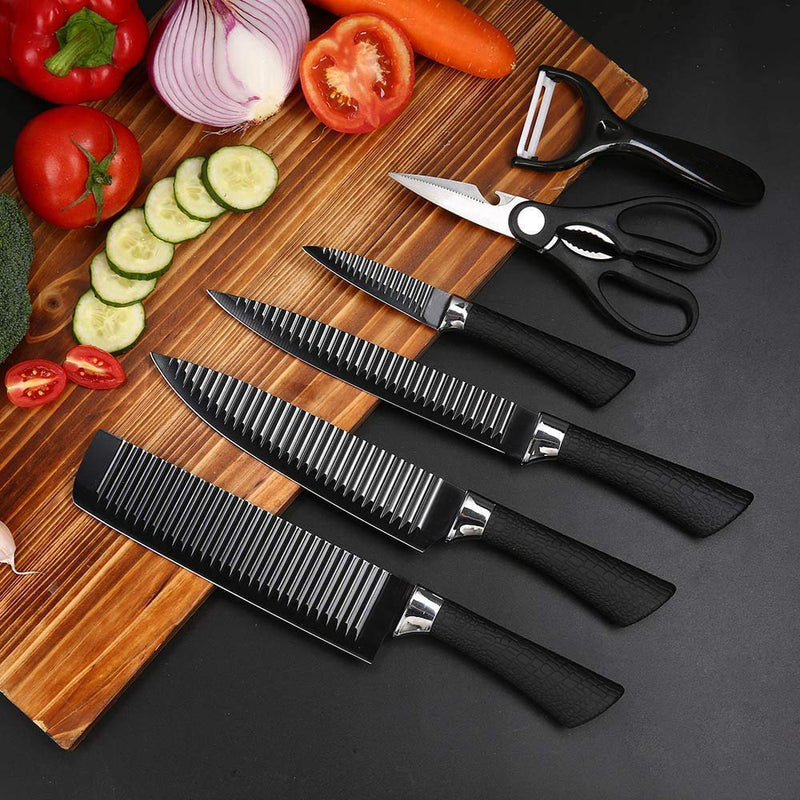 cheap 6 pcs kitchen knife set