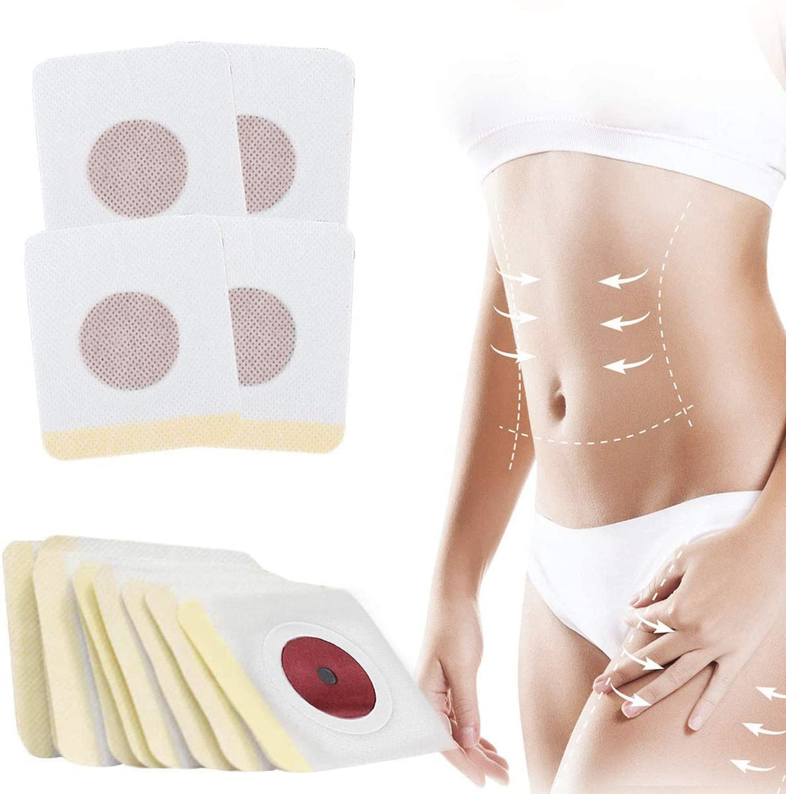 Slimming Patch10 pcs Two Choices Magnet Weight Reduce Fat Burning Lose Weight Navel Sticker Belly Slim Patch