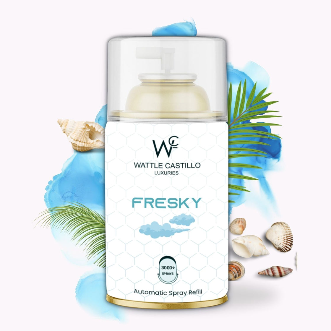 Wattle castillo Fresky Automatic Room Fresheners Refill (2ml) & 3000+ Sprays Guaranteed Lasts up to 80 days