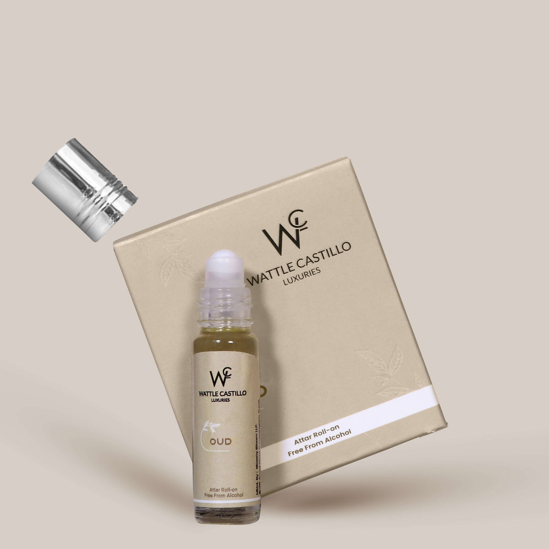 Wattle Castillo Oud Premium Luxury 100% Non Alcoholic Long Lasting Roll On Attar Perfume For Unisex 6 ML