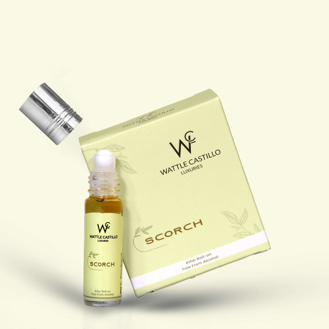 Wattle Castillo Scrorch Premium Luxury 100% Non Alcoholic Long Lasting Roll On Attar Perfume For Unisex 6 ML