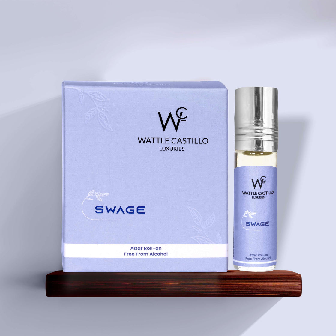 Wattle Castillo Swage Premium Luxury 100% Non Alcoholic Long Lasting Roll On Attar Perfume For Unisex 6 ML