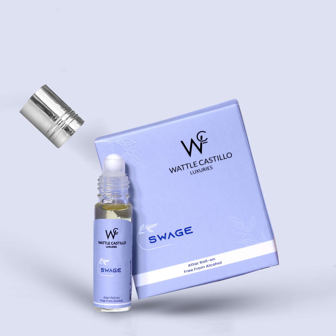 Wattle Castillo Swage Premium Luxury 100% Non Alcoholic Long Lasting Roll On Attar Perfume For Unisex 6 ML