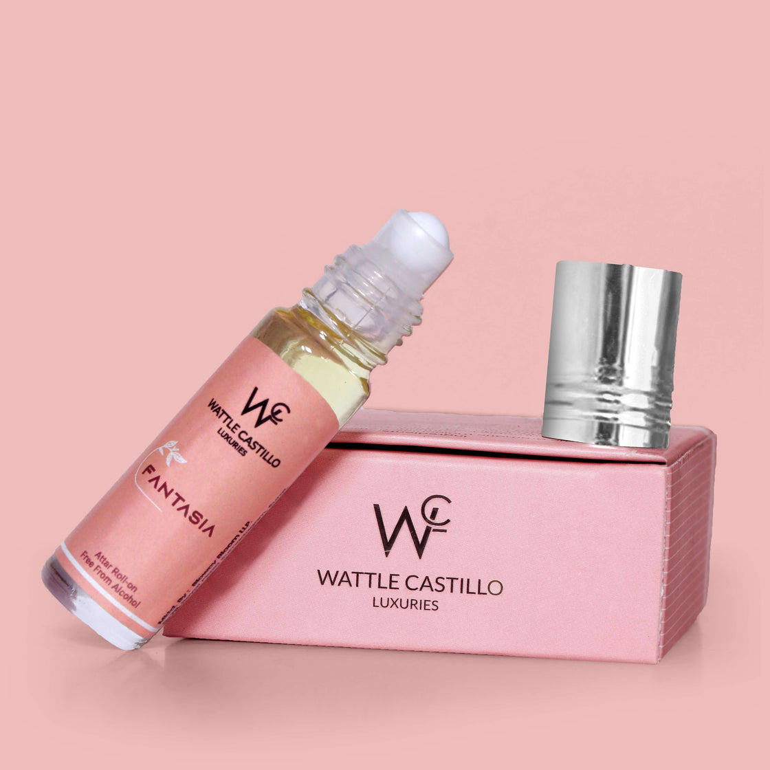 Wattle Castillo Fantasia And Scorch Premium Luxury 100% Non Alcoholic Long Lasting Roll On Attar Combo Perfume For Unisex - Wattle Castillo