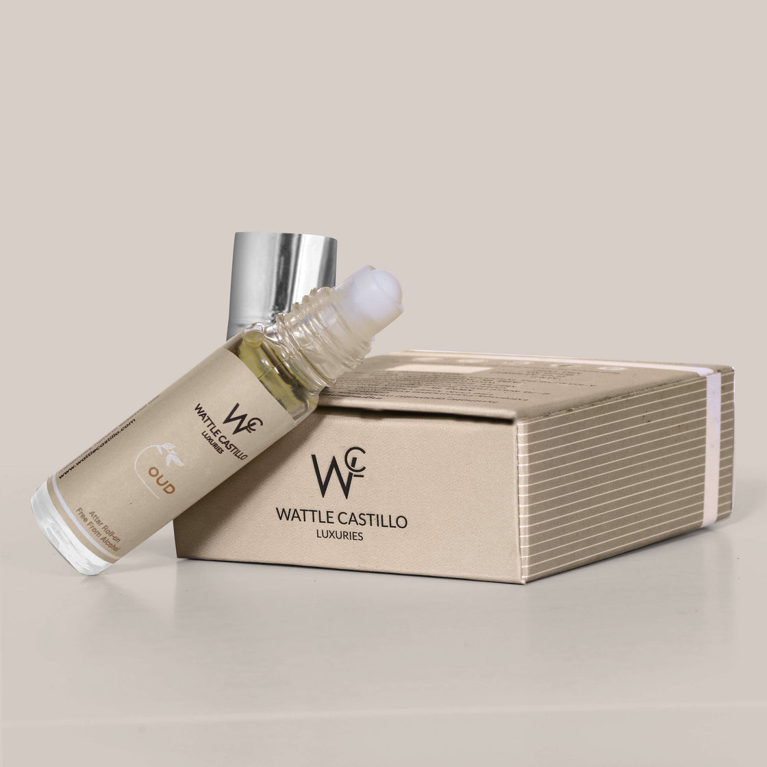 Wattle Castillo Holdme And Oud Premium Luxury 100% Non Alcoholic Long Lasting Roll On Attar Combo Perfume For Unisex - Wattle Castillo