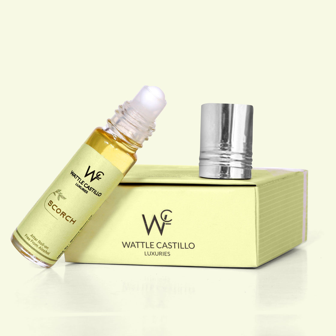 Wattle Castillo Holdme And Scorch Premium Luxury 100% Non Alcoholic Long Lasting Roll On Attar Combo Perfume For Unisex - Wattle Castillo