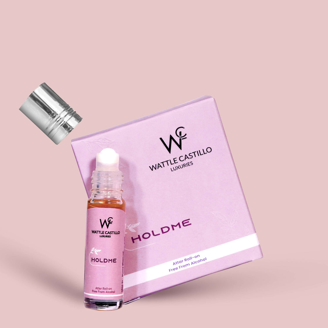 Wattle Castillo Holdme And Swage Premium Luxury 100% Non Alcoholic Long Lasting Roll On Attar Combo Perfume For Unisex - Wattle Castillo