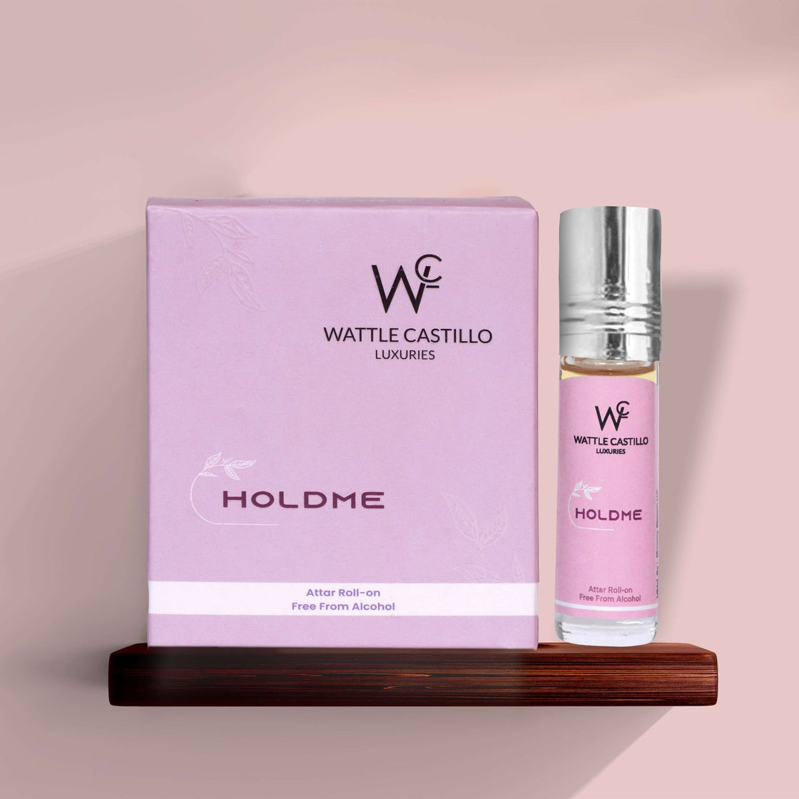 Wattle Castillo Holdme Premium Luxury 100% Non Alcoholic Long Lasting Roll On Attar Perfume For Unisex 6 ML - Wattle Castillo