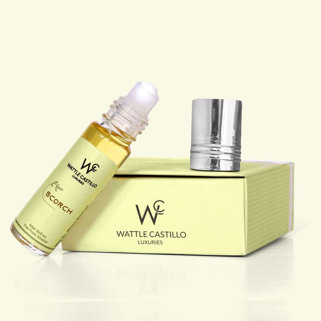 Wattle Castillo Scorch And Oud Premium Luxury 100% Non Alcoholic Long Lasting Roll On Attar Combo Perfume For Unisex - Wattle Castillo