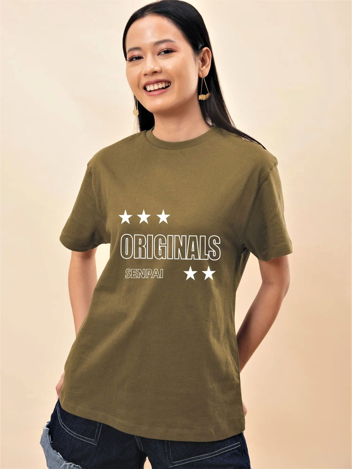 Women Green Cotton Round Neck T-Shirt